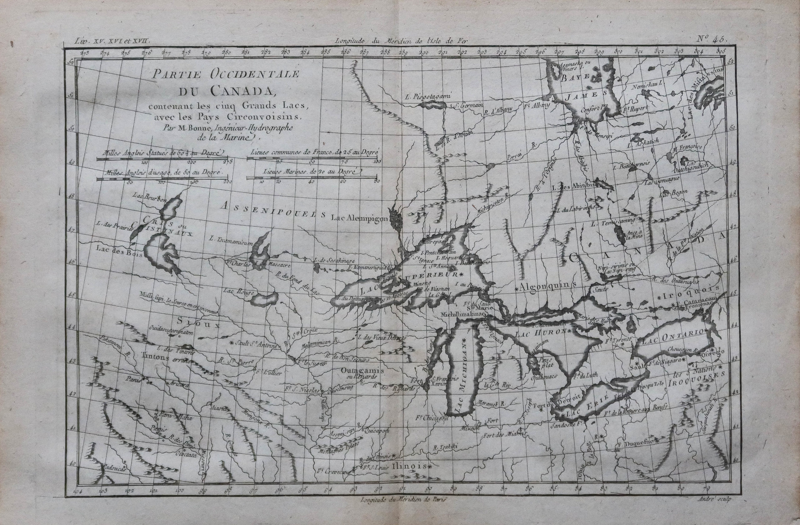 Carte ancienne du Canada