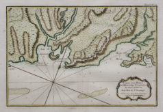 Carte ancienne des baies du Mesle et Cavaillon - Haïti