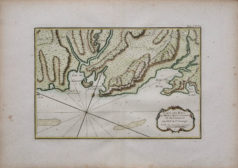 Carte ancienne des baies du Mesle et Cavaillon - Haïti