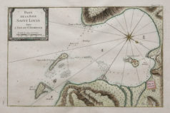 Plan ancien de la baie Saint Louis – Caraïbes – St domingue