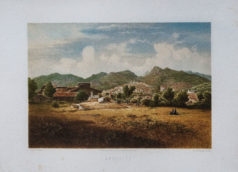 Lithographie ancienne - Andratx - Majorque