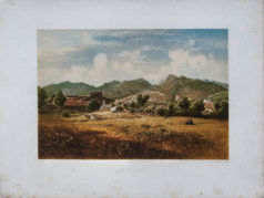 Lithographie ancienne - Andratx - Majorque