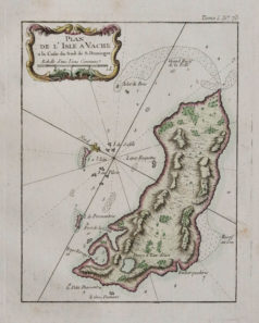Plan ancien de l’île à Vache - Haïti