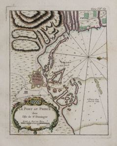 Carte ancienne - Port au Prince - Haïti