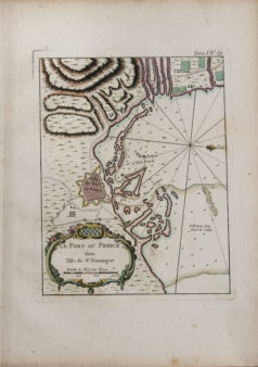 Carte ancienne - Port au Prince - Haïti