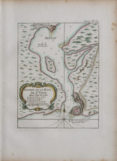 Carte ancienne - Baie de St Yago - Cuba