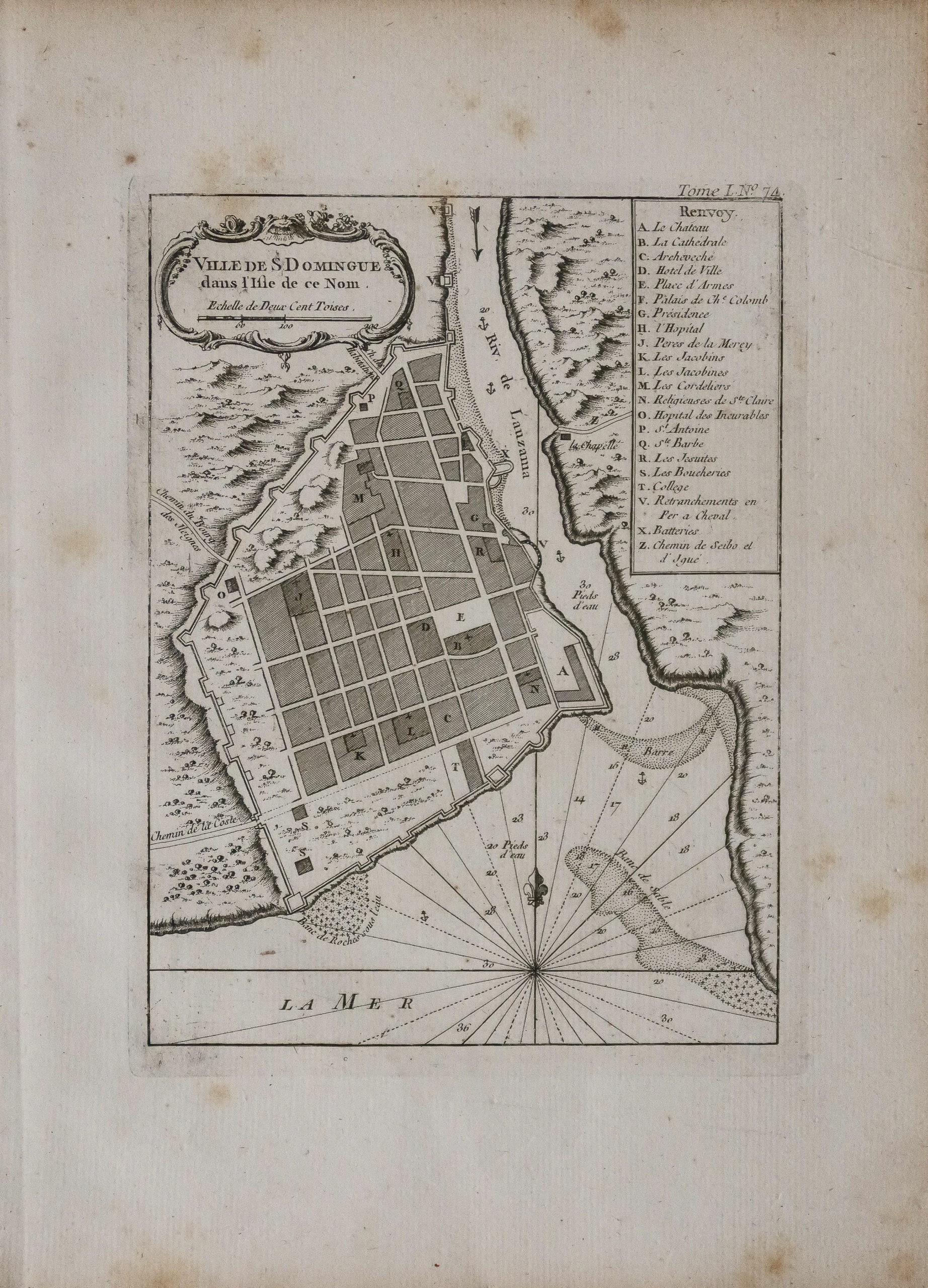 Plan ancien - St Domingue