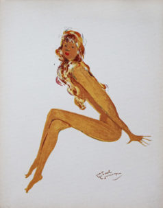 Lithographie ancienne - Beauté de Monaco