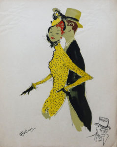 Lithographie ancienne - La belle Hélène