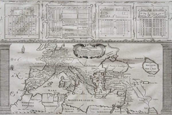 Carte ancienne - Empire romain