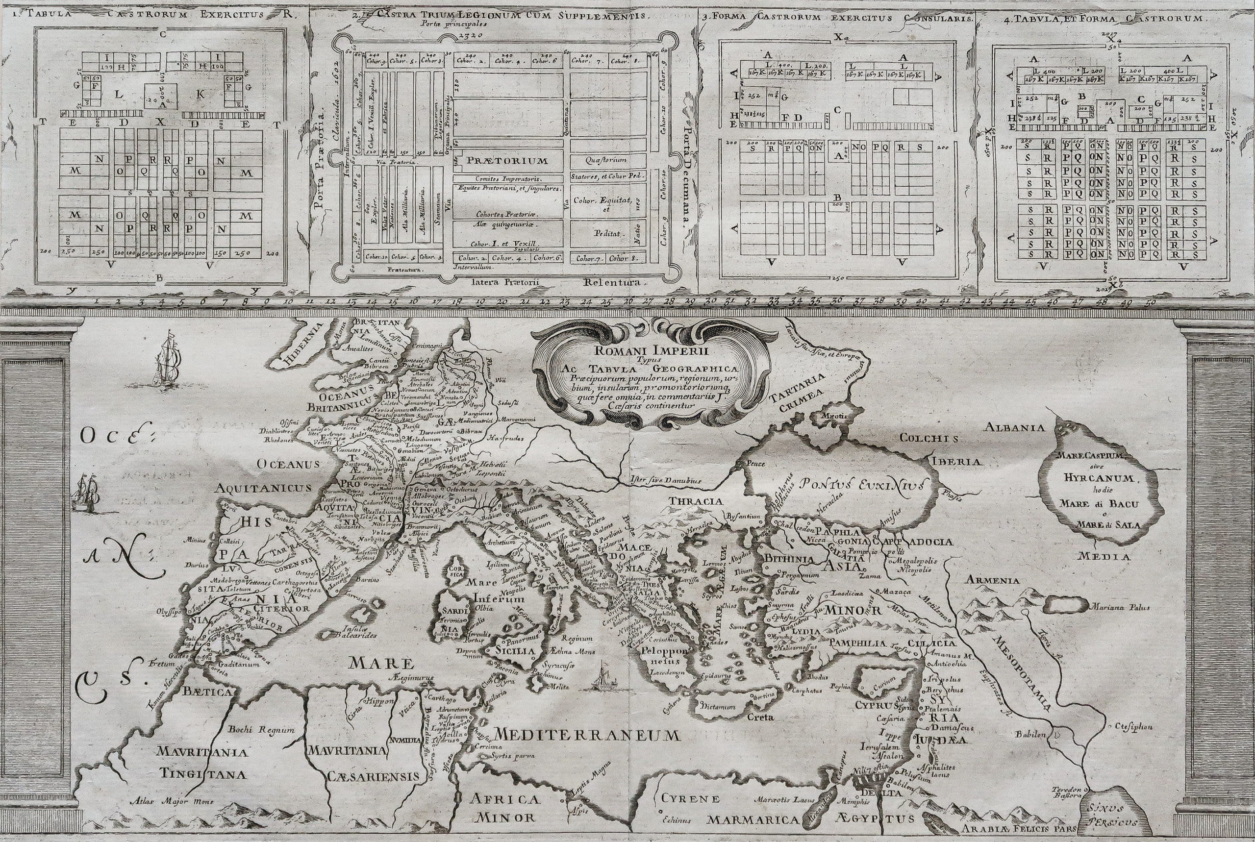 Carte ancienne - Empire romain