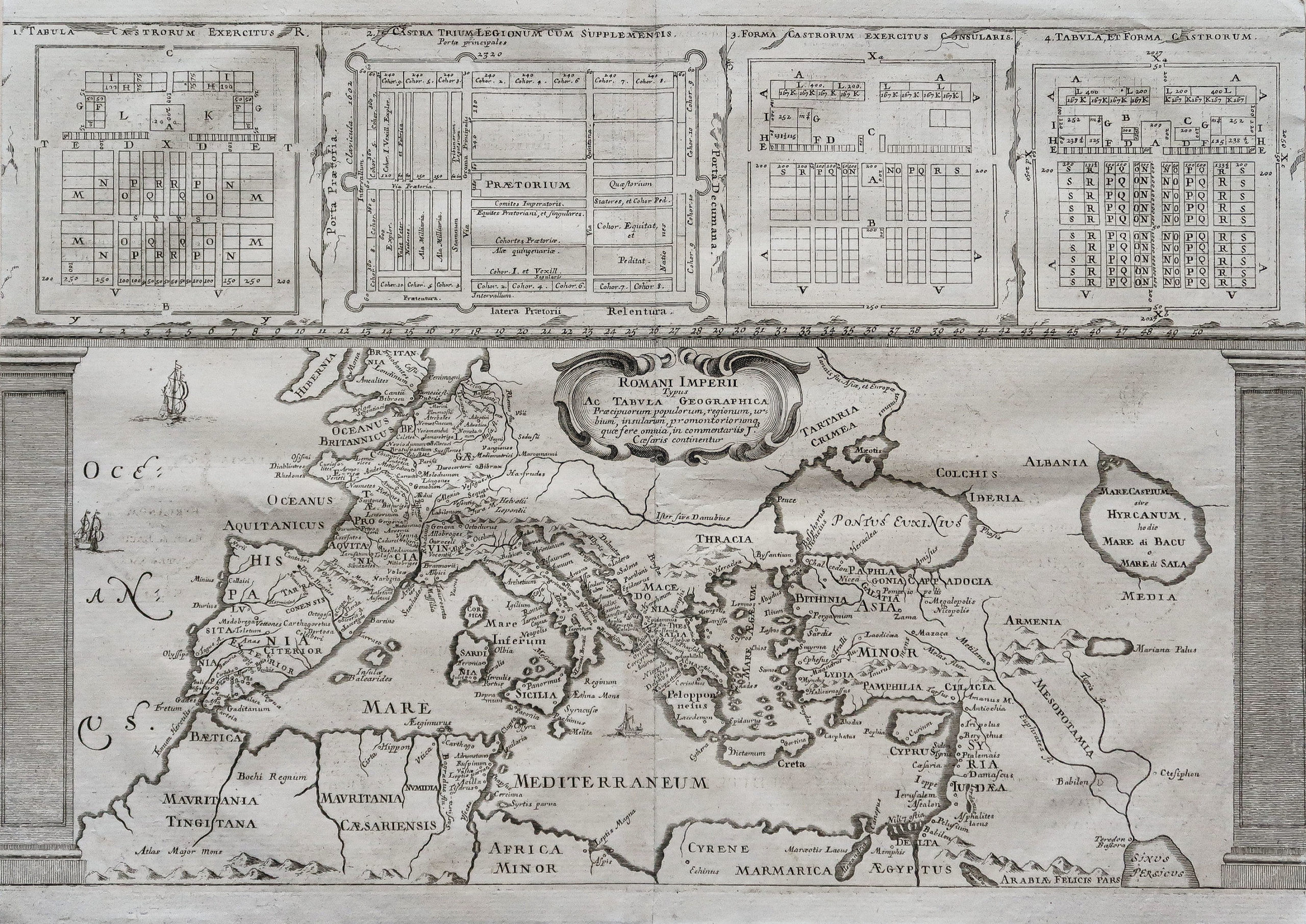 Carte ancienne - Empire romain