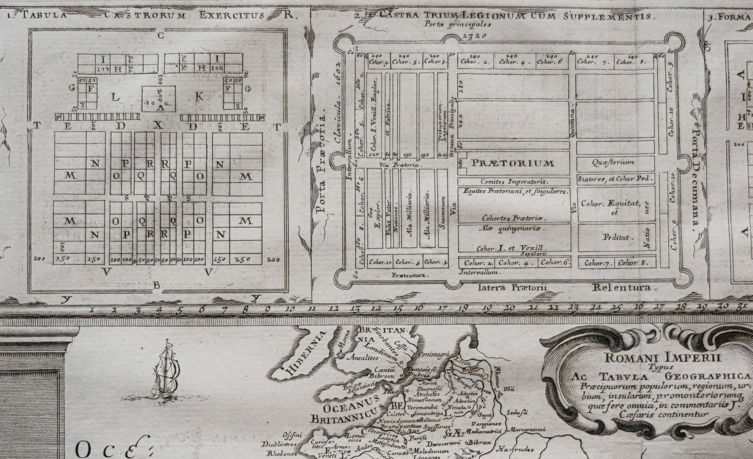 Carte ancienne - Empire romain