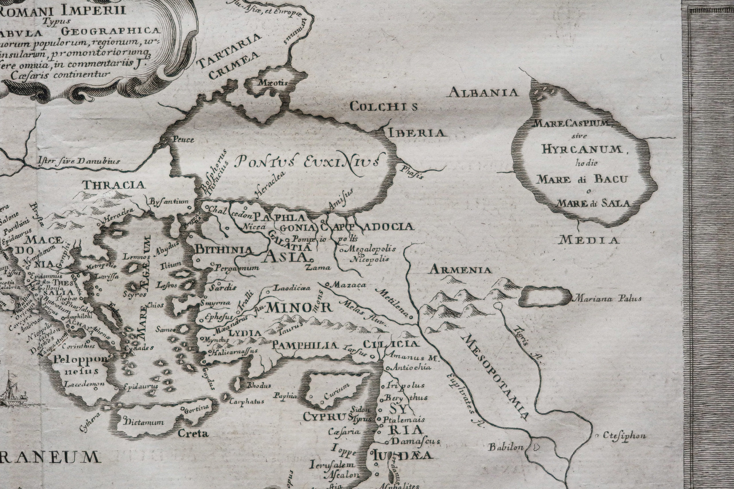 Carte ancienne - Empire romain