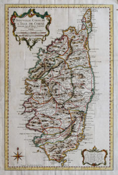 Carte ancienne de la Corse