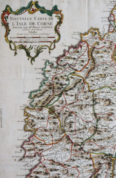 Carte ancienne de la Corse