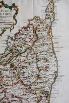Carte ancienne de la Corse
