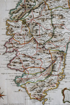 Carte ancienne de la Corse