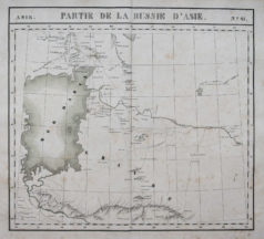 Carte ancienne du kazakhstan - Ouzbékistan