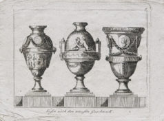 Gravure ancienne - Vases