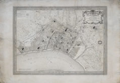 Plan ancien de Bordeaux