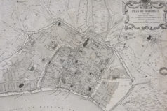 Plan ancien de Bordeaux
