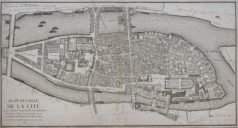 Plan ancien de la cité de Paris