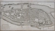 Plan ancien de la cité de Paris