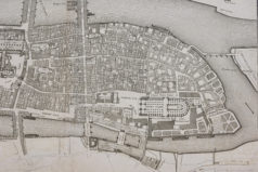 Plan ancien de la cité de Paris
