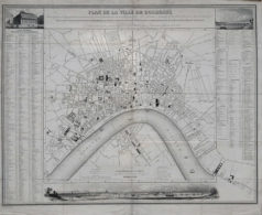 Plan ancien de Bordeaux
