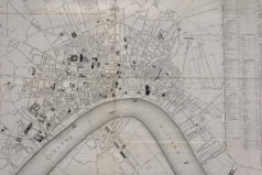 Plan ancien de Bordeaux