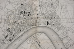 Plan ancien de Bordeaux