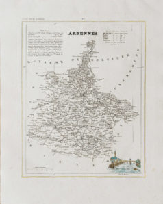 Carte ancienne des Ardennes