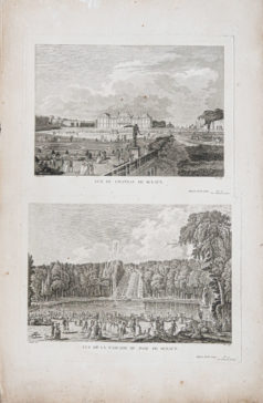 Gravure ancienne de Sceaux