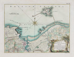 Plan ancien de Cherbourg - Normandie