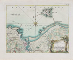 Plan ancien de Cherbourg - Normandie