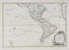 Carte ancienne de l’Amérique