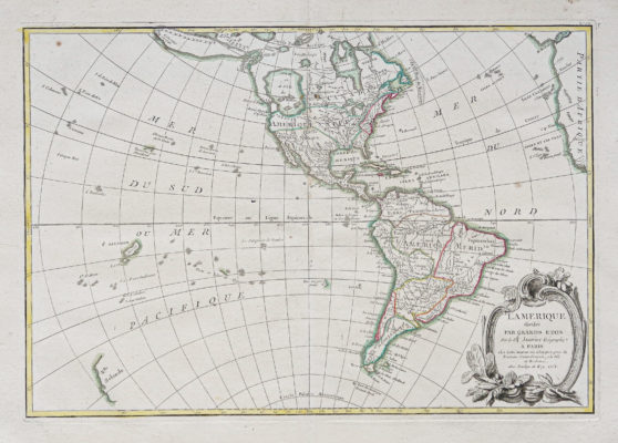 Carte ancienne de l’Amérique