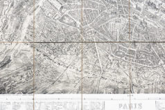 Plan et panorama de Paris ancien