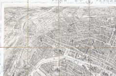 Plan et panorama de Paris ancien
