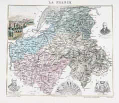 Carte ancienne de la Haute Savoie