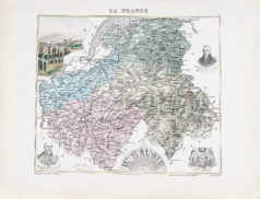 Carte ancienne de la Haute Savoie