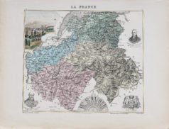 Carte ancienne de la Haute Savoie