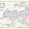 Carte ancienne de la Turquie d’Asie