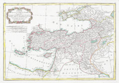 Carte ancienne de la Turquie d’Asie