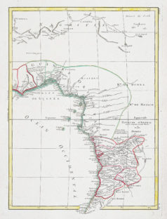 Carte ancienne de la Guinée