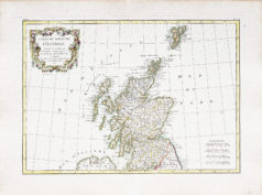 Carte ancienne de l’Ecosse