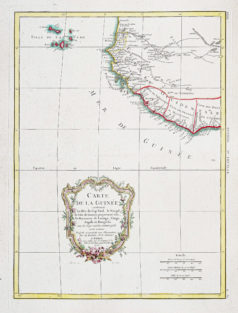 Carte ancienne de la Guinée