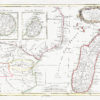 Carte ancienne de Madagascar - Réunion - Maurice