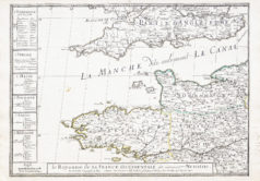 Carte ancienne de la Manche